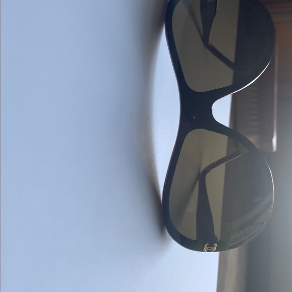 Vintage CHANEL shield Sunglasses Circa 2005 - Picture 14 of 15
